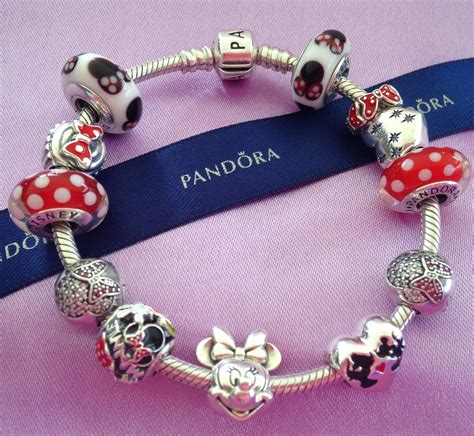 mickey mouse charm bracelet pandora|disney minnie mouse charm bracelet.